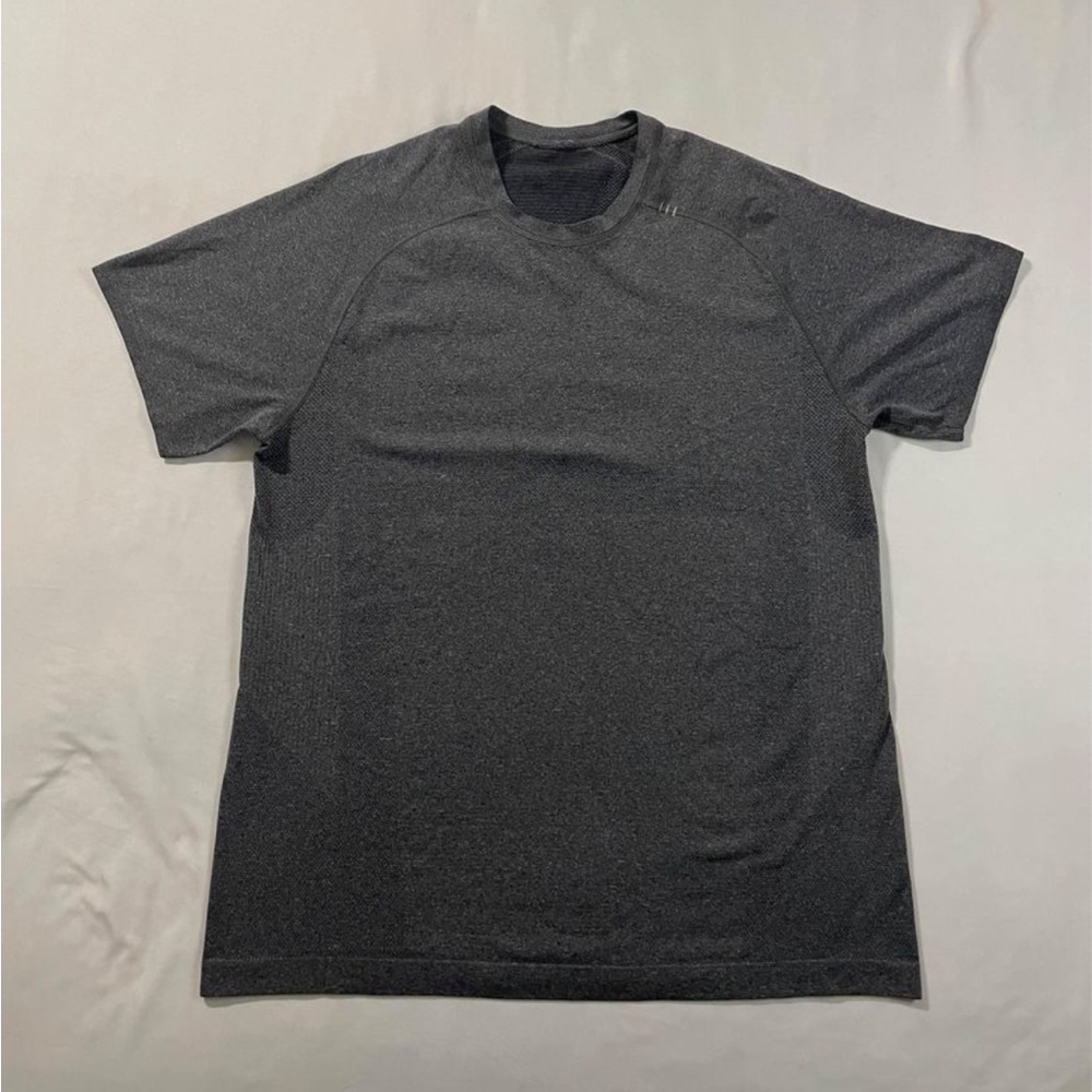 Lululemon Athletica moisture wicking grey shirt